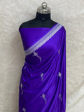 Ouda colour Mashru silk banarasi saree