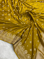 Dev Das Mashru Silk Banarasi Saree