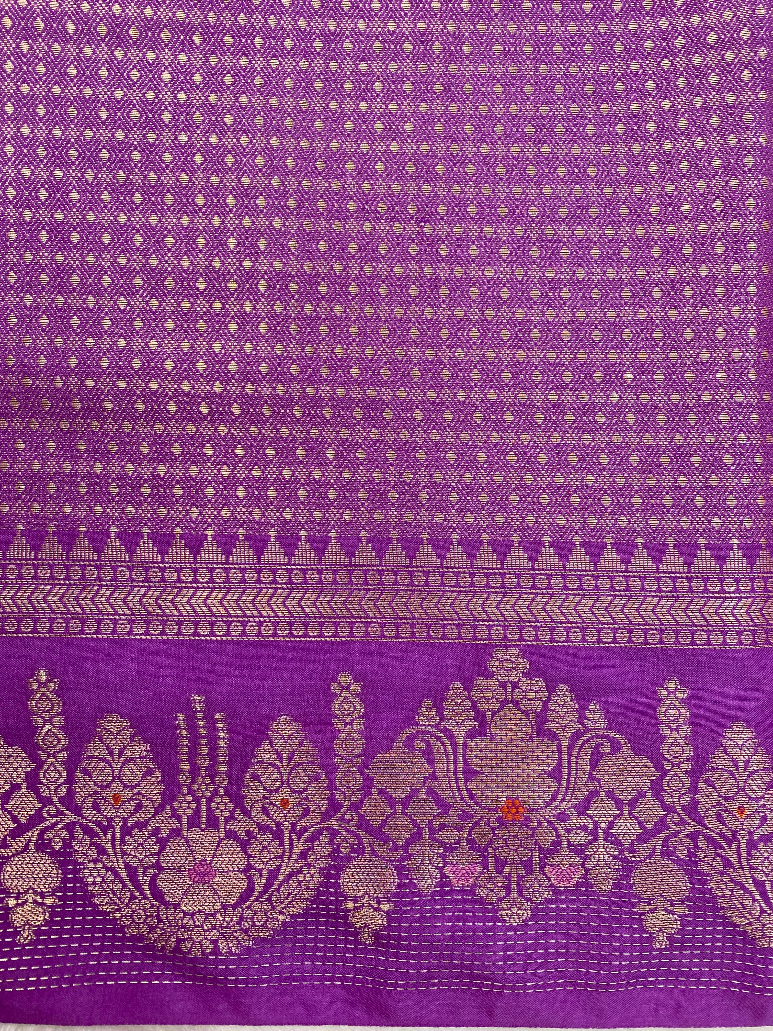Red monga Silk Banarasi Saree