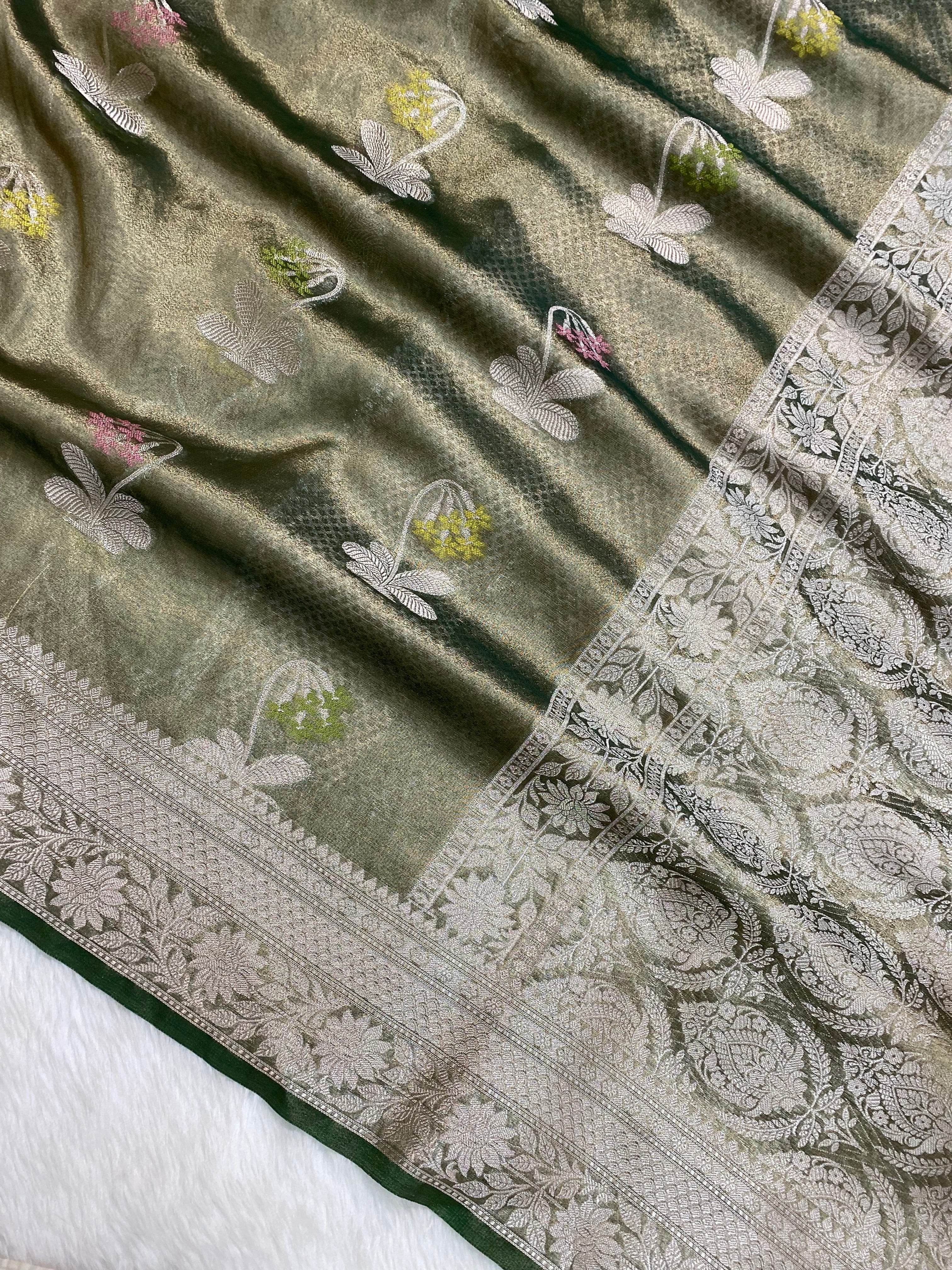 Tussue Silk Banarasi Saree