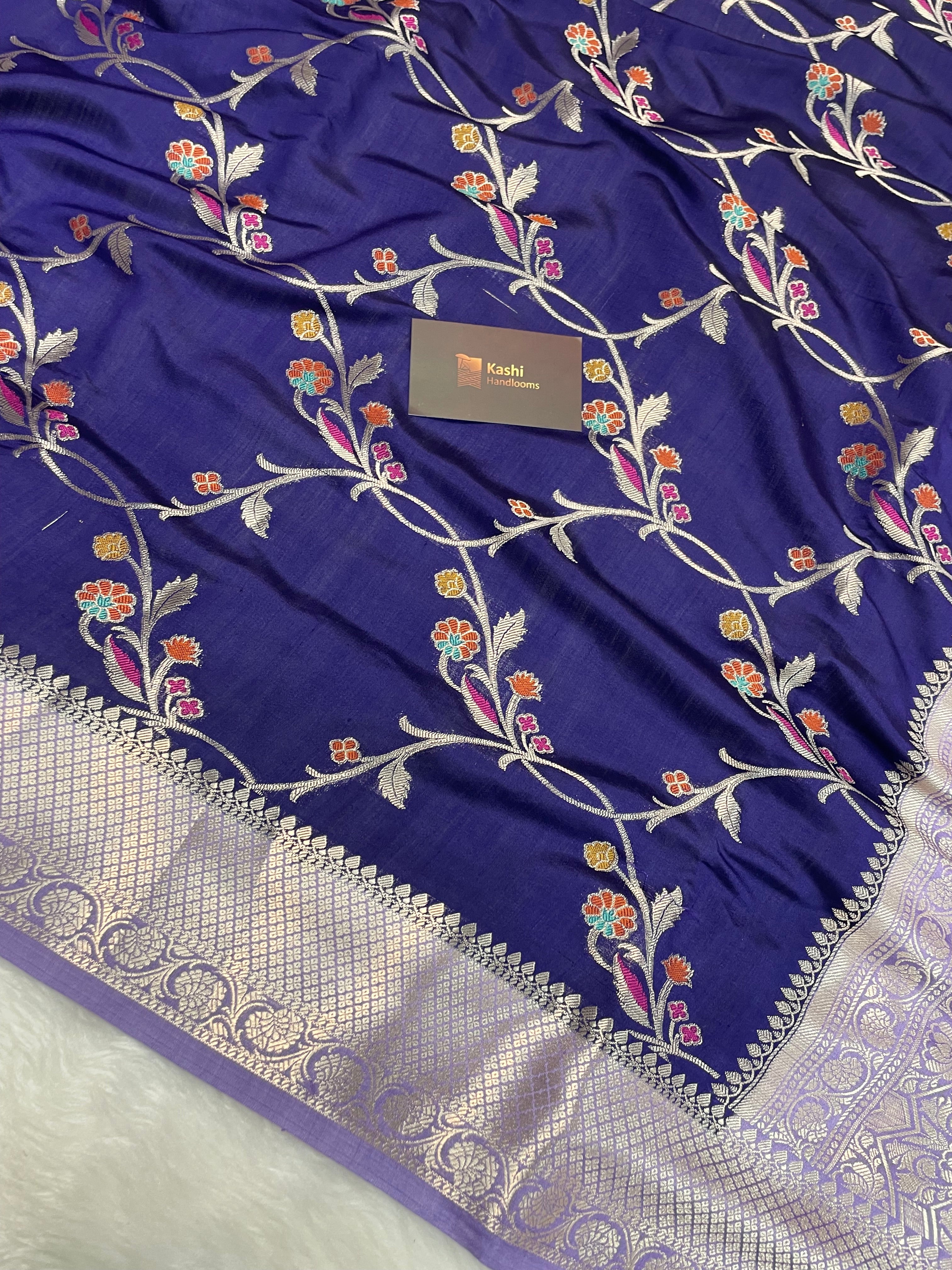 100% Pure chiniya silk banarasi saree