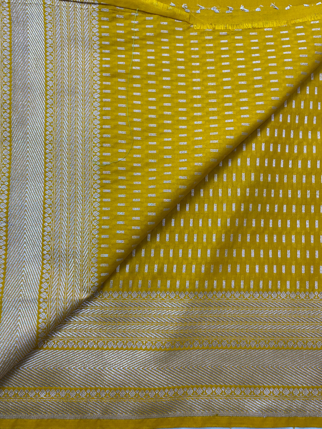 Semi Katan Alfi Buta Banarasi Saree