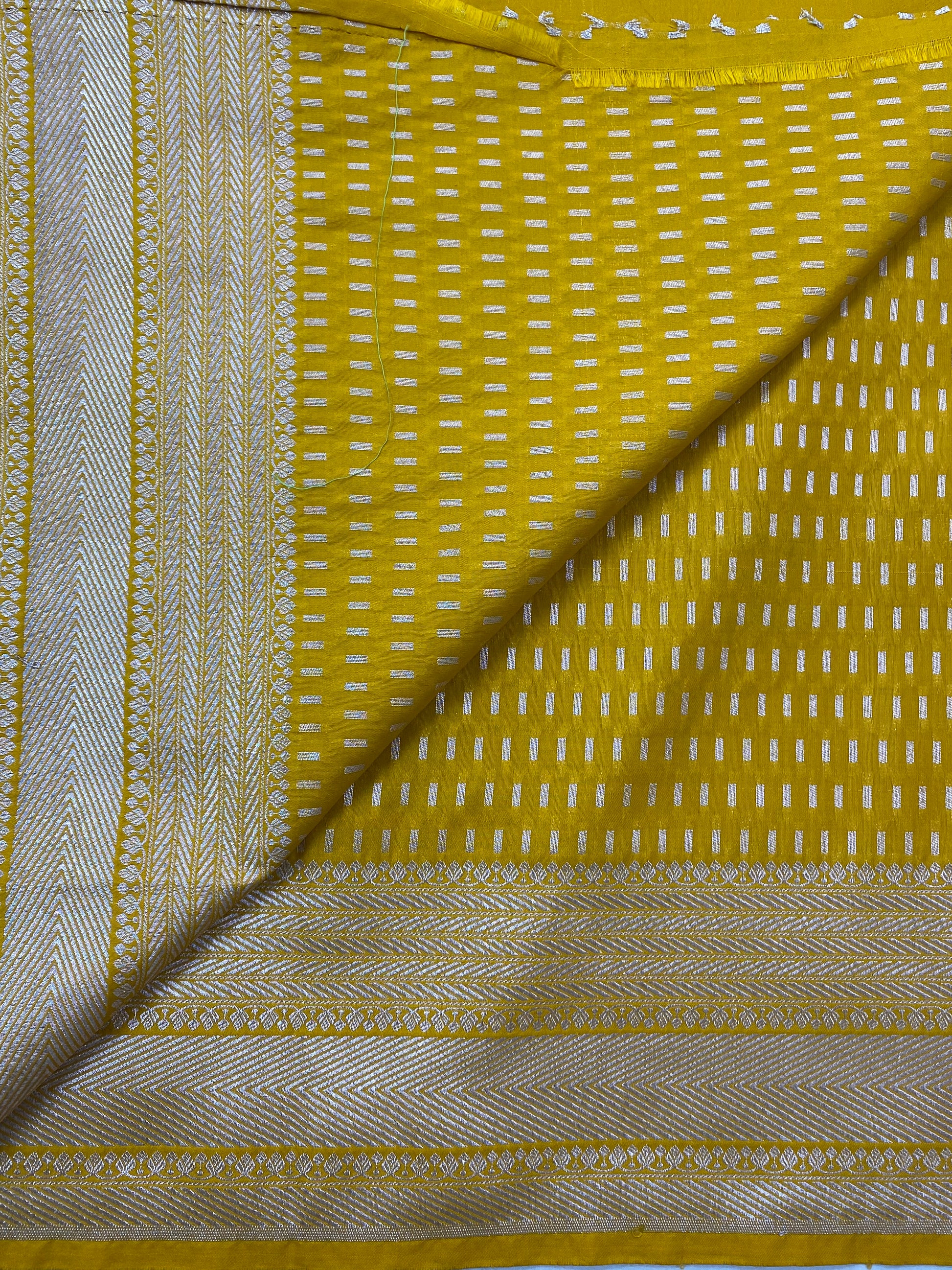 Semi Katan Alfi Buta Banarasi Saree