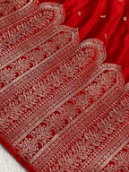 Red Color Mashru Silk Banarasi Saree