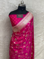 Rani Mashru Silk Banarasi Saree