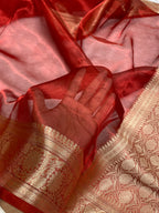 100% pure tissue silk Banarasi saree