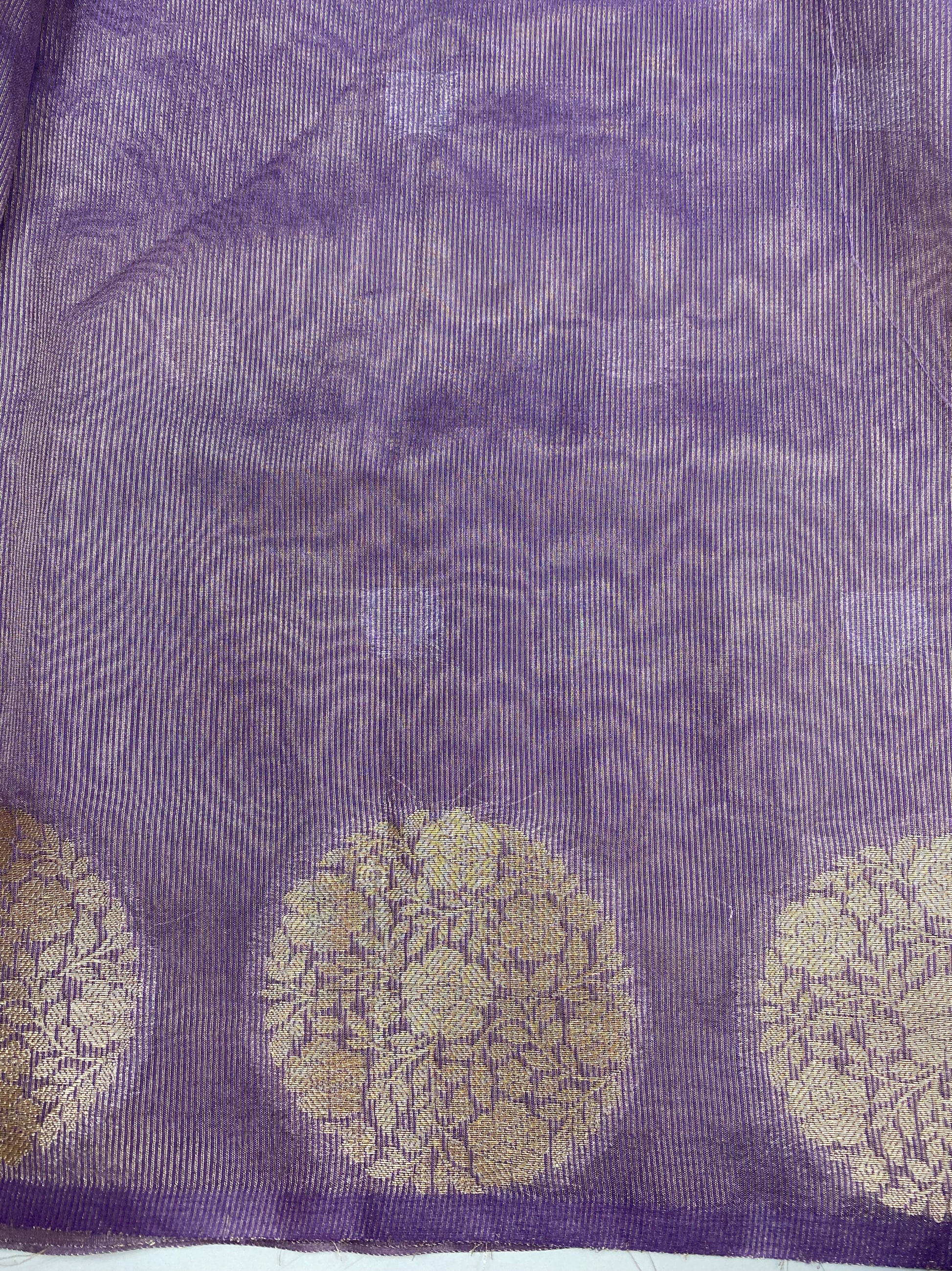 Lovendar Tissue Silk Banarasi Saree