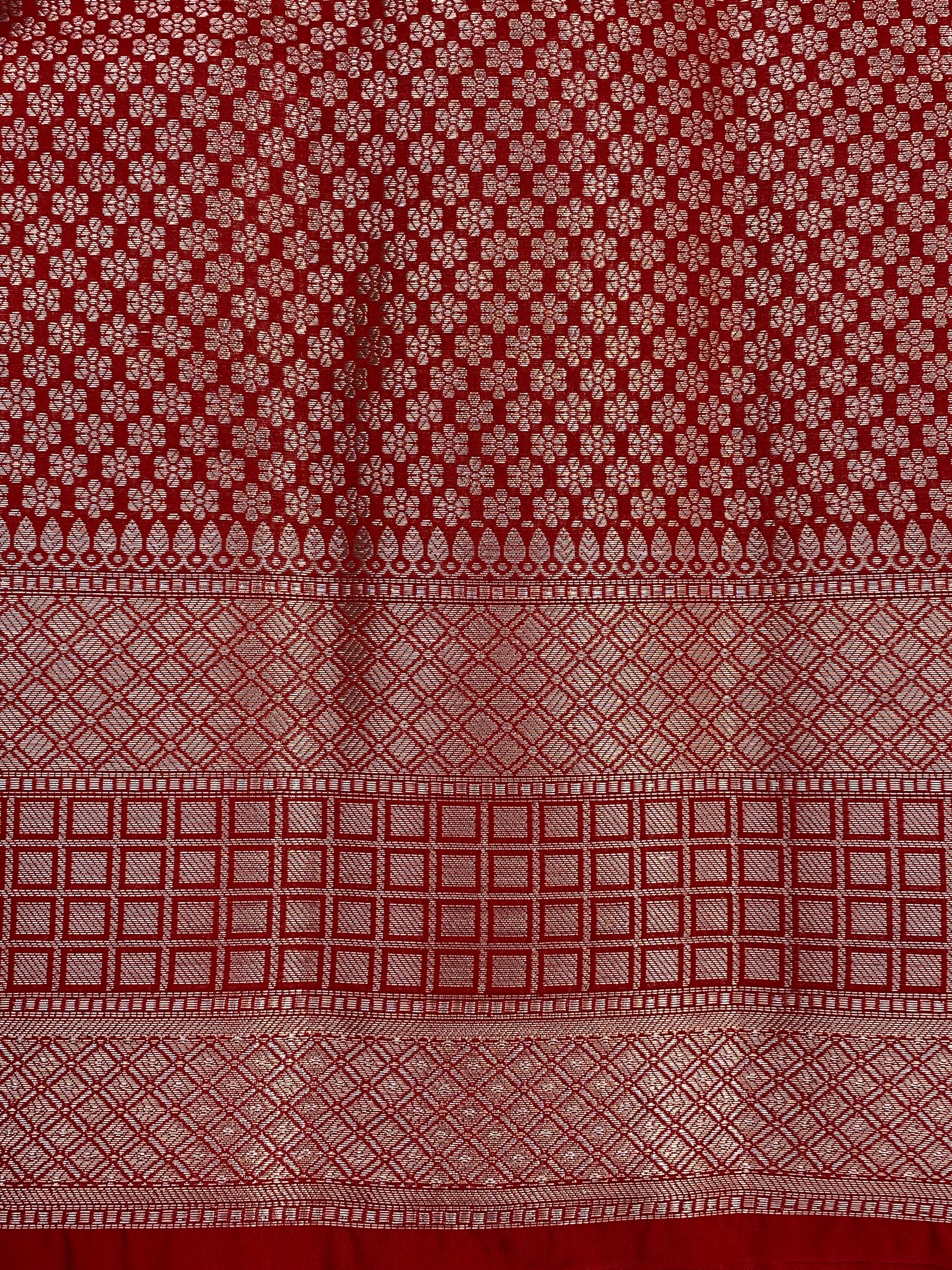 Black Semi Georgette Banarasi Saree