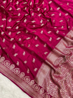Rani Mashru Silk Banarasi Saree
