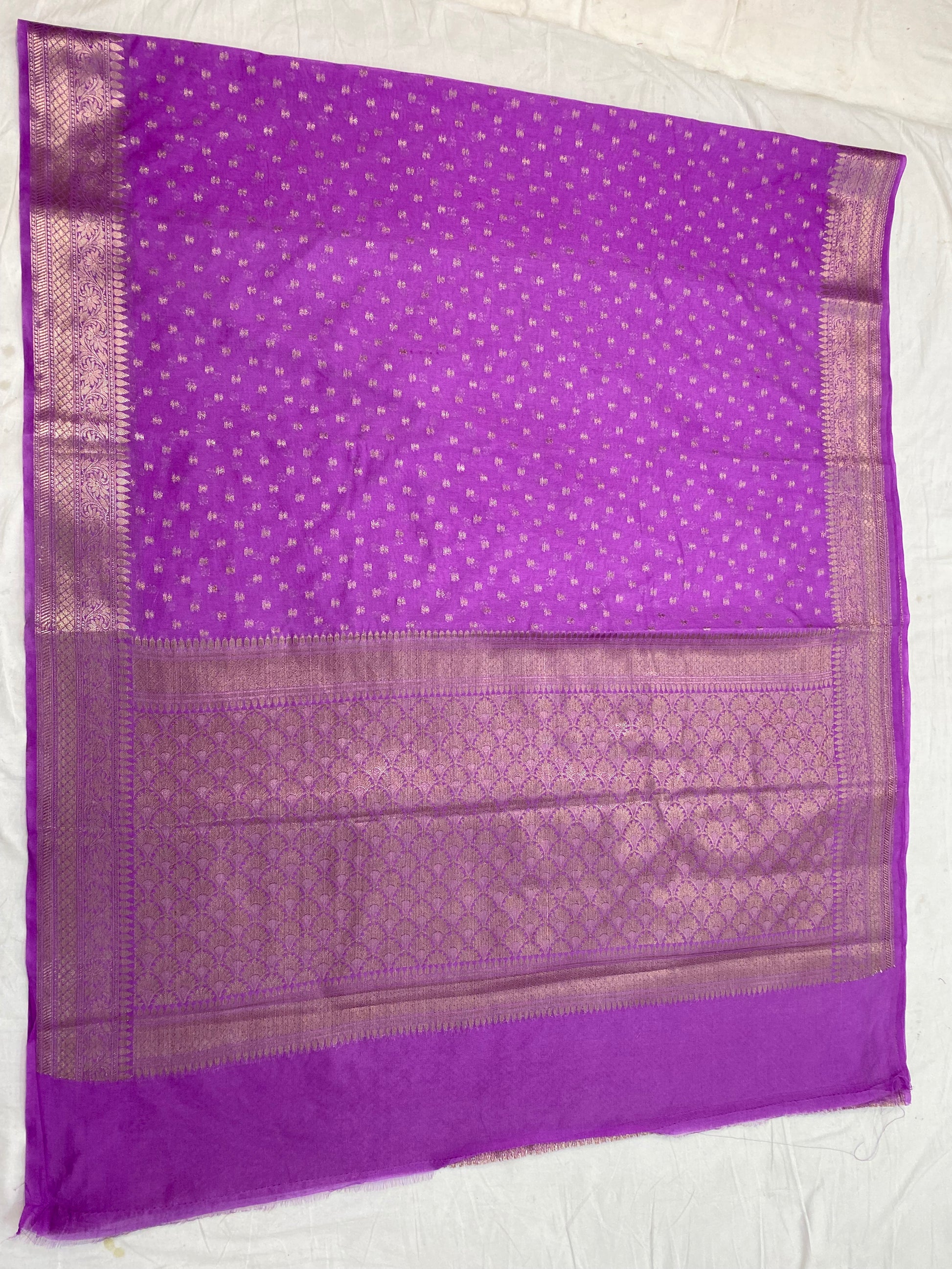 Lovendor Georgette Banarasi Saree