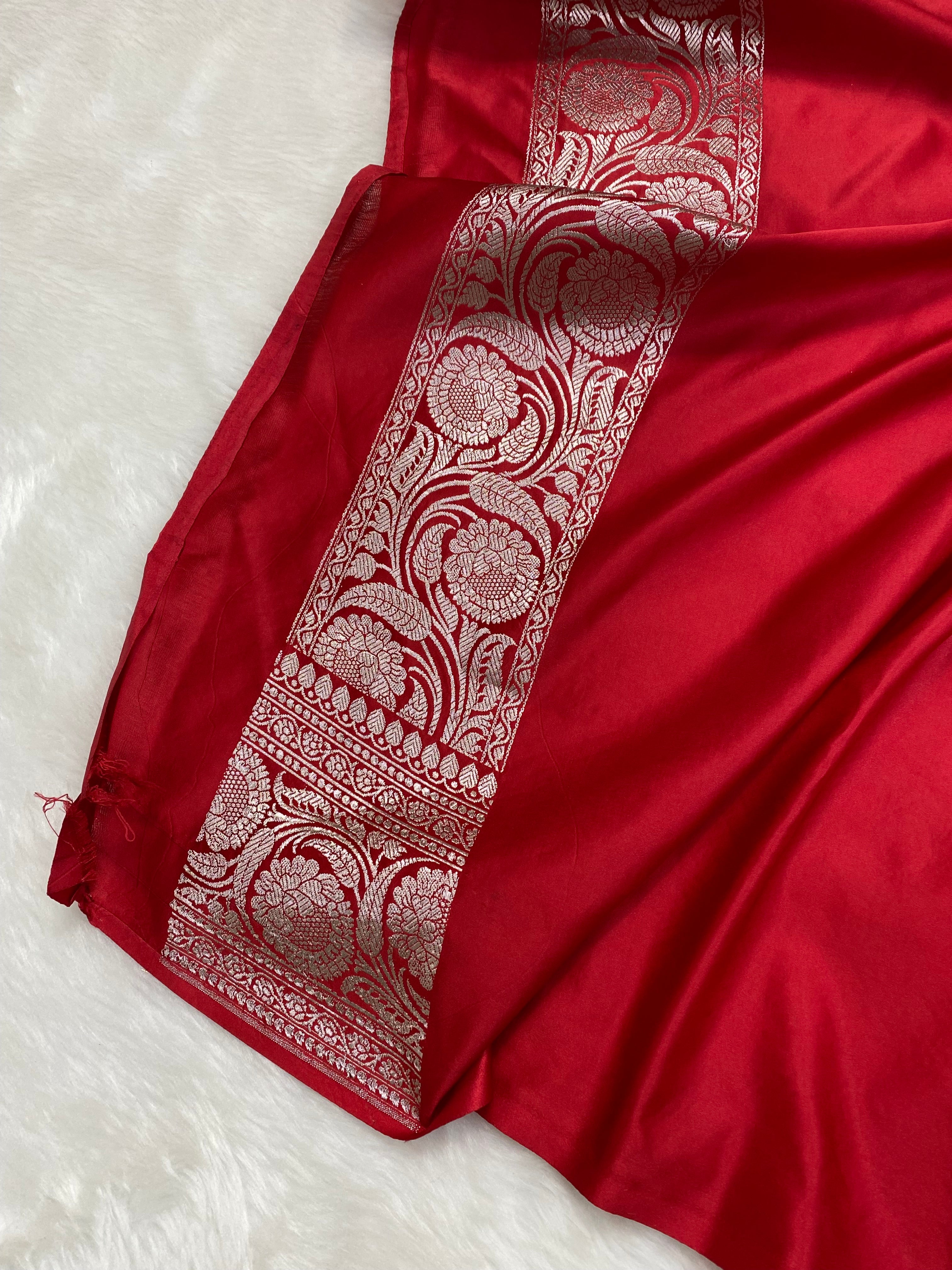 Mashru Silk Banarasi Saree