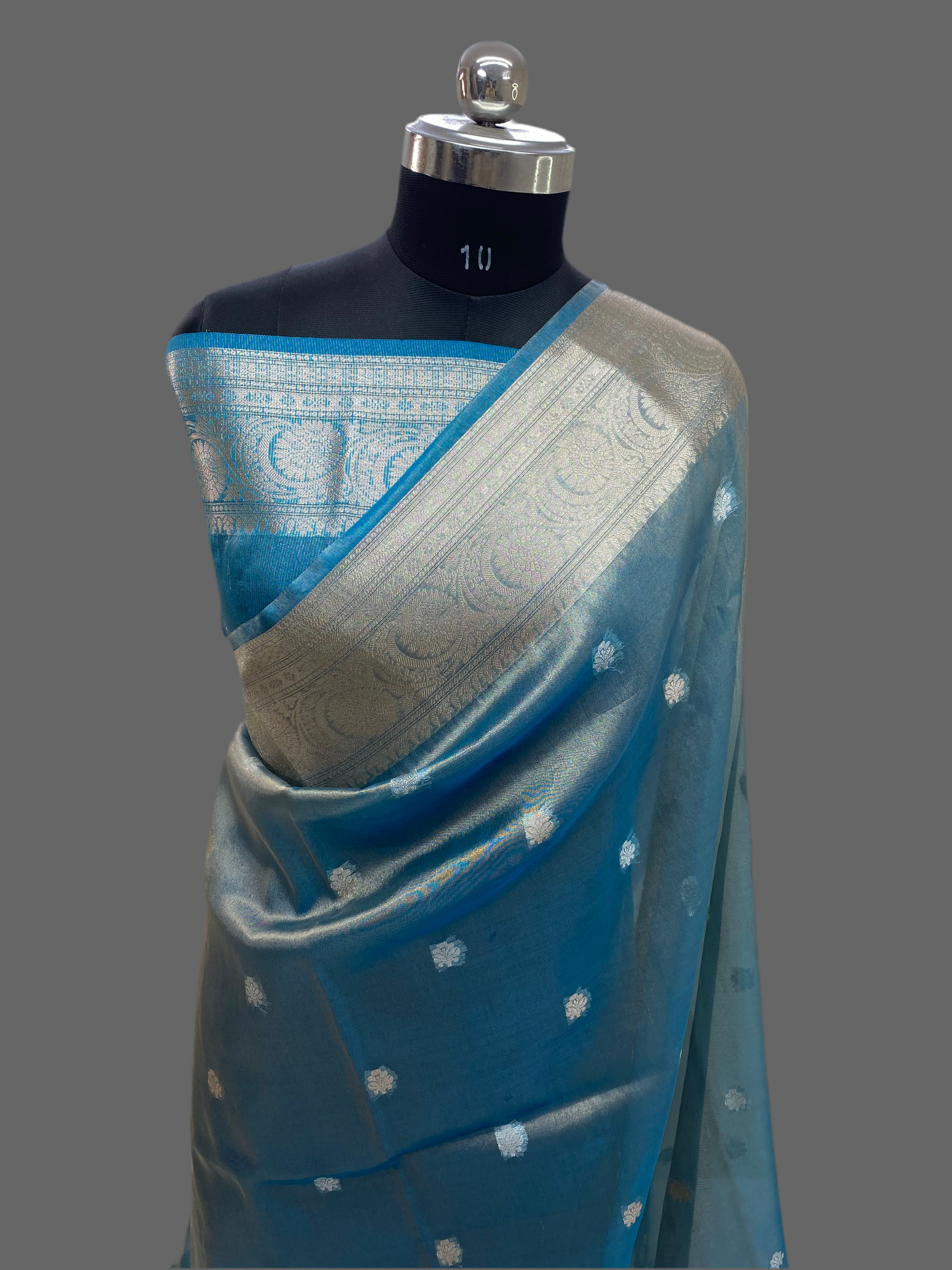 Tissue Silk Banarasi Saree By Kashi Handlooms