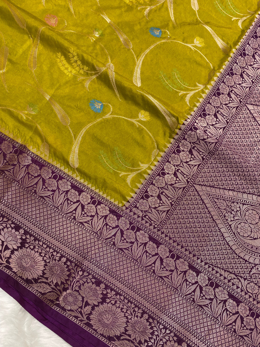 Dhani Katan Silk Banarasi Saree