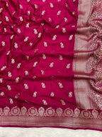 Rani Mashru Silk Banarasi Saree