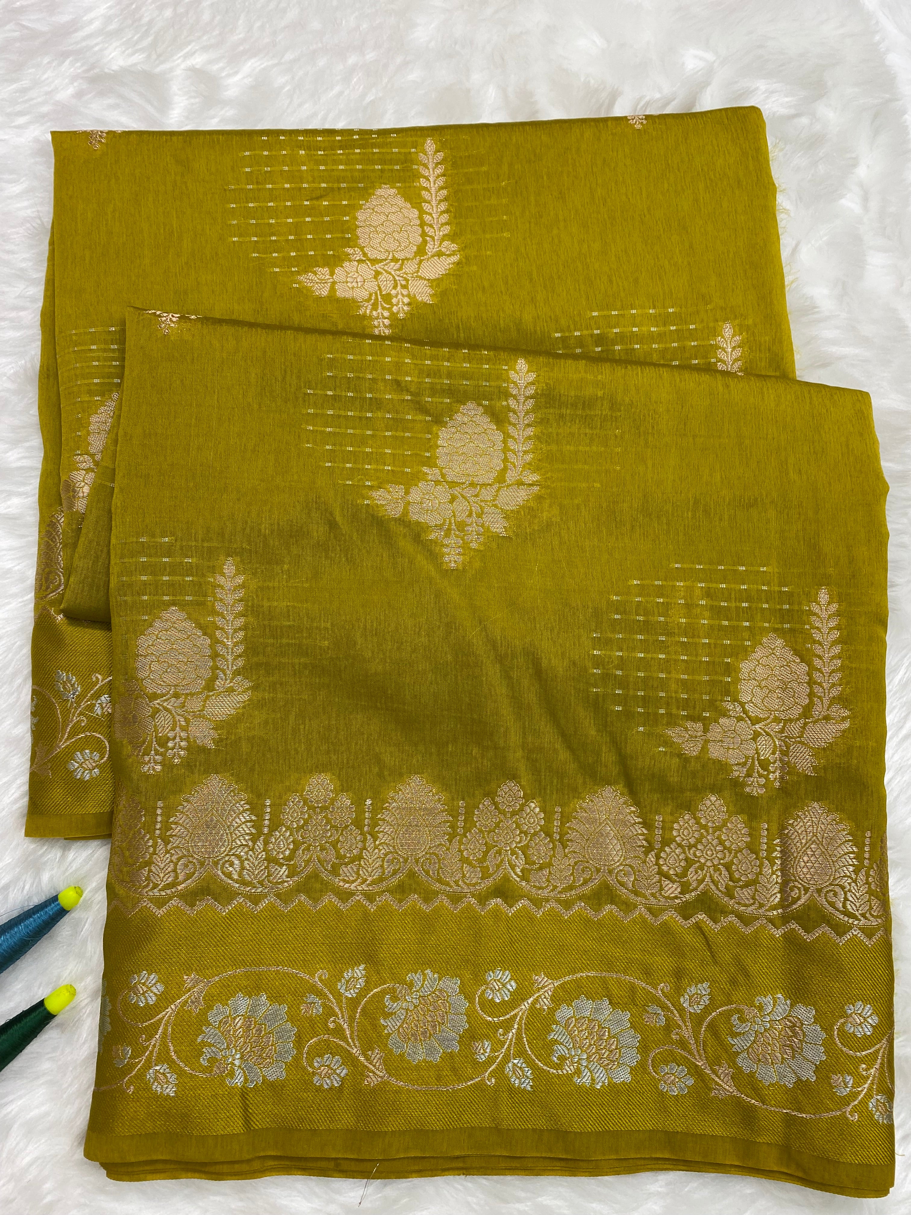 Dhani Viscose Banarasi Saree
