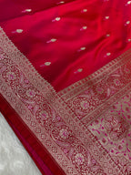 Rani mashru silk banarasi saree