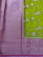 Dhani crepe Silk Banarasi Saree