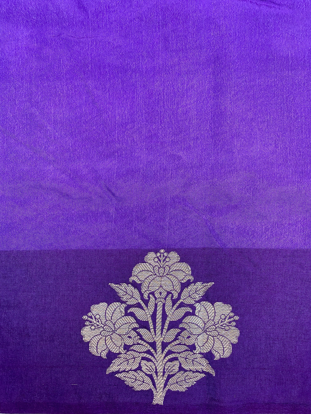 Purple Viscose Banarasi Saree
