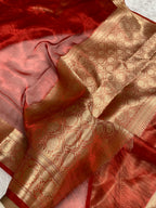 100% pure tissue silk Banarasi saree