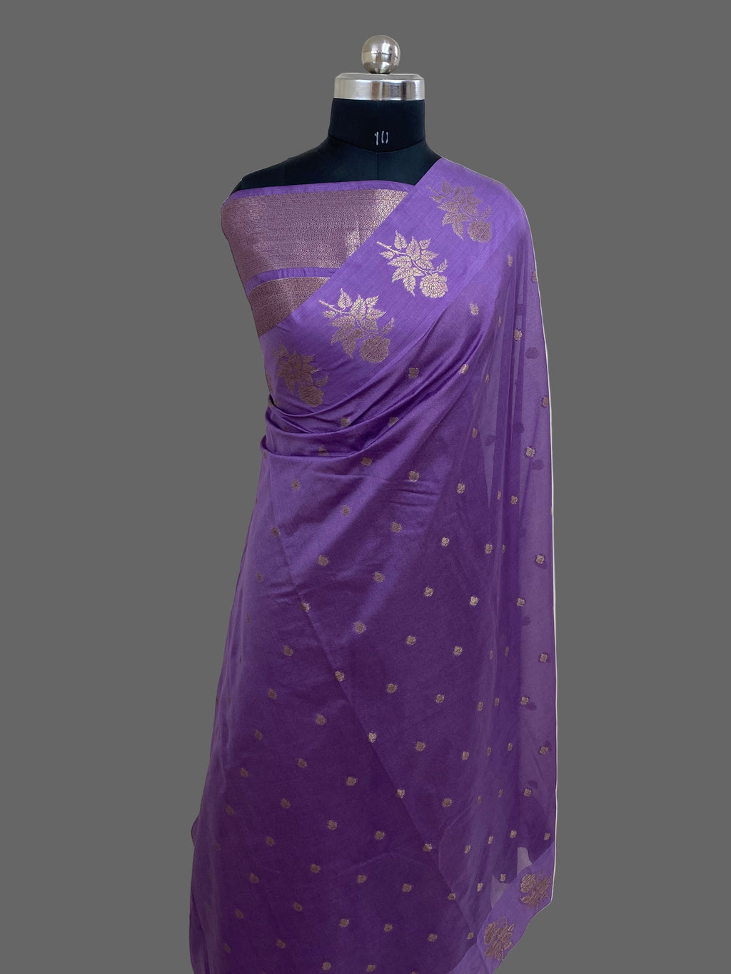 Lovendor Semi Georgette Banarasi Saree