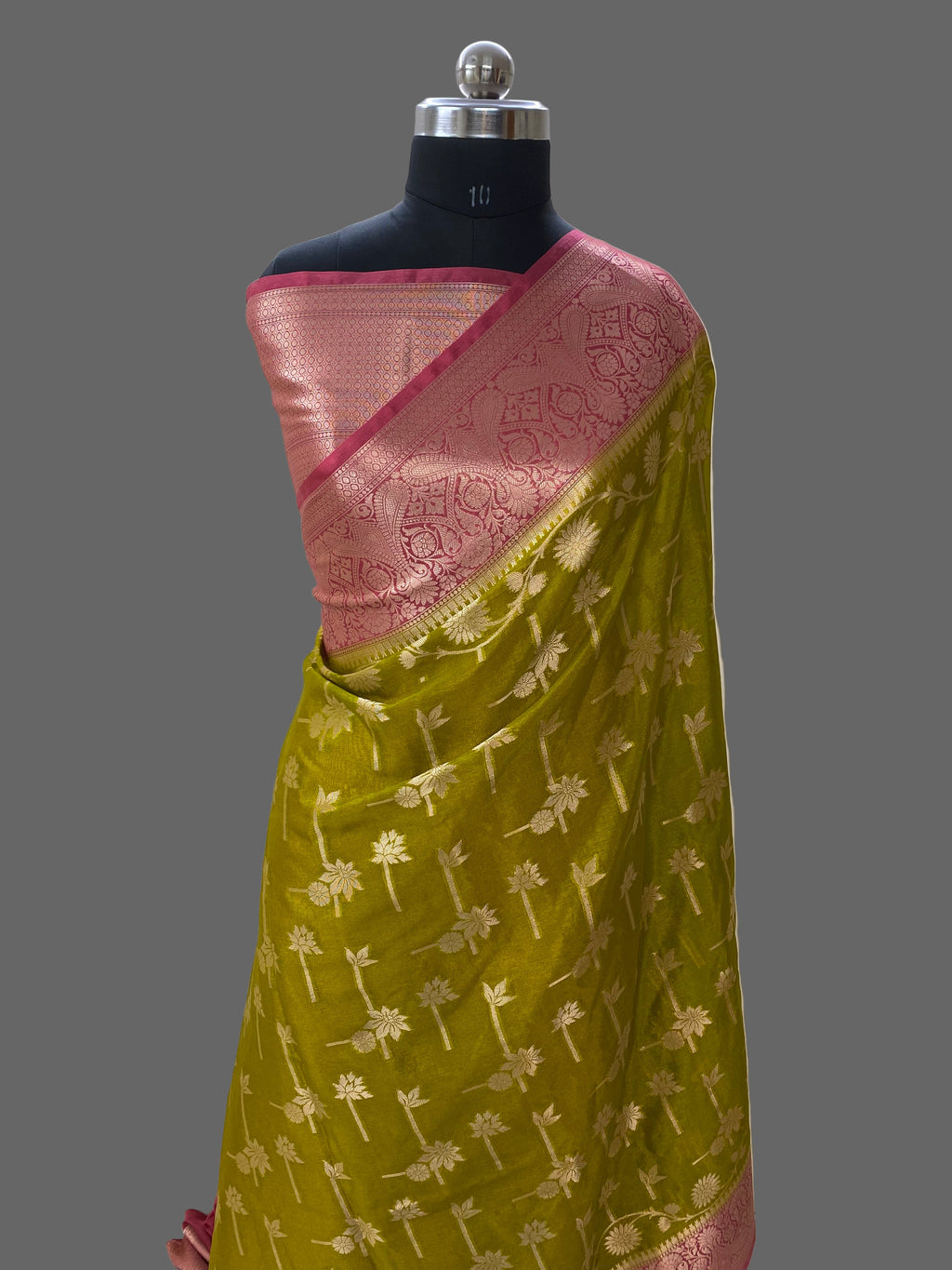 Dhani Crepe Silk Banarasi Saree