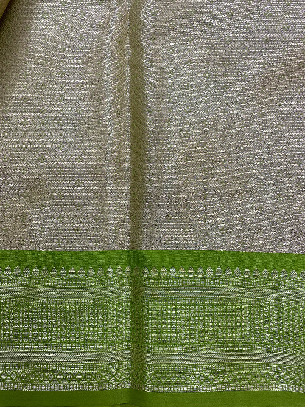 Peach Brocade Tissue Silk Banarasi Saree