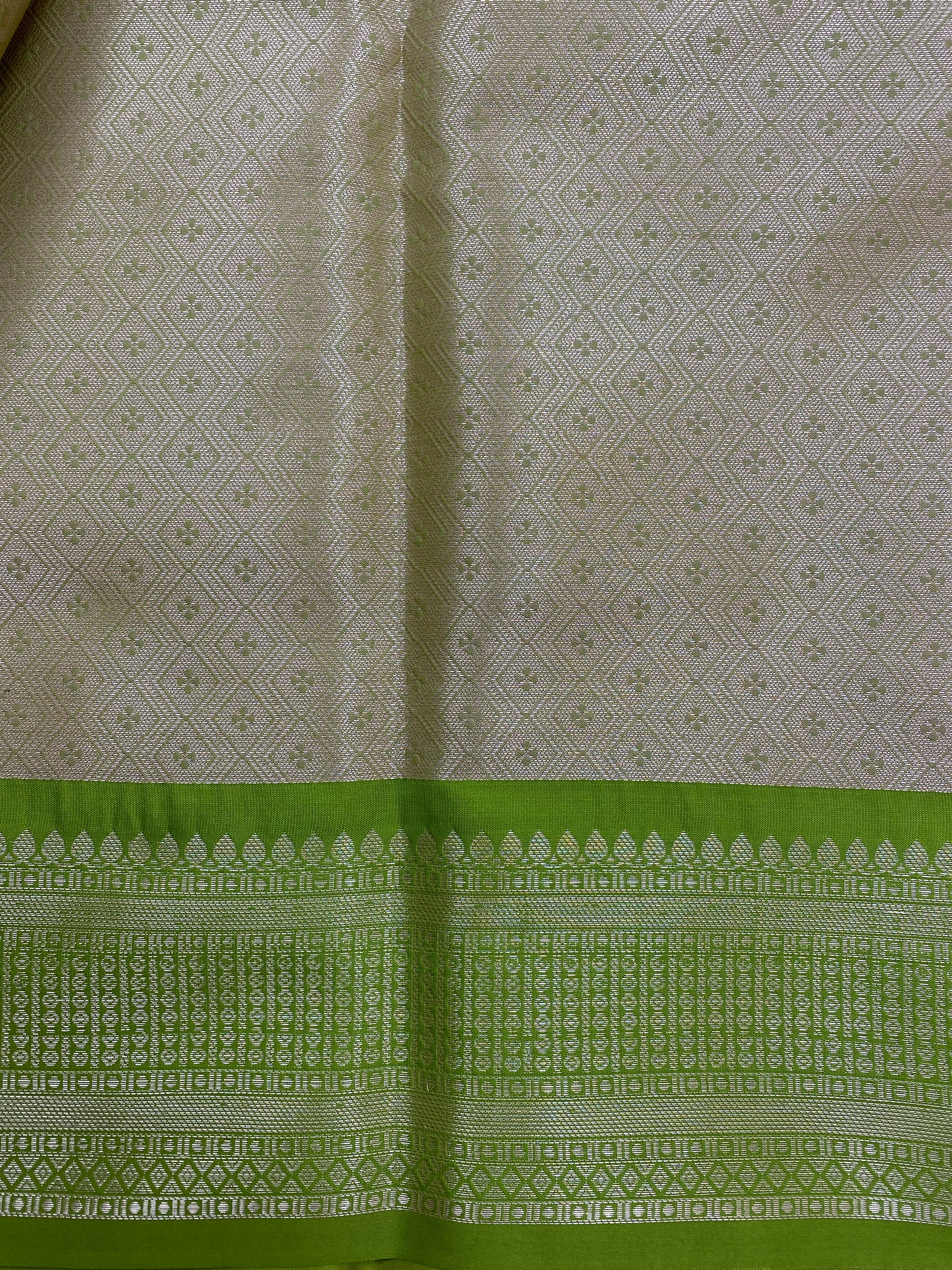 Peach Brocade Tissue Silk Banarasi Saree