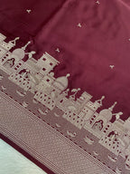 Anniversary Special Ganga Ghat Banarasi Saree