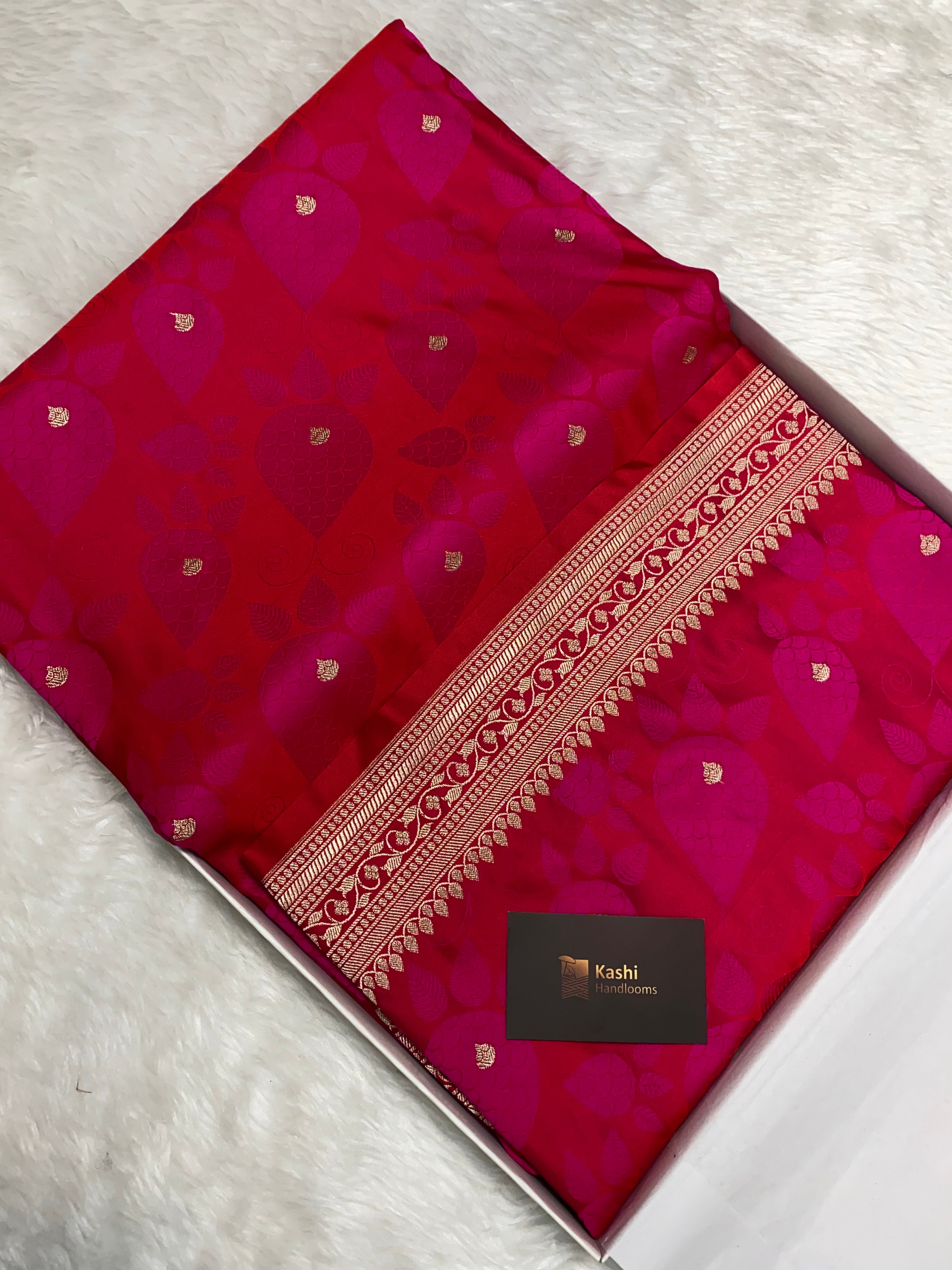Tanchui Rani Colour Mashru Silk Banarasi Saree 💖