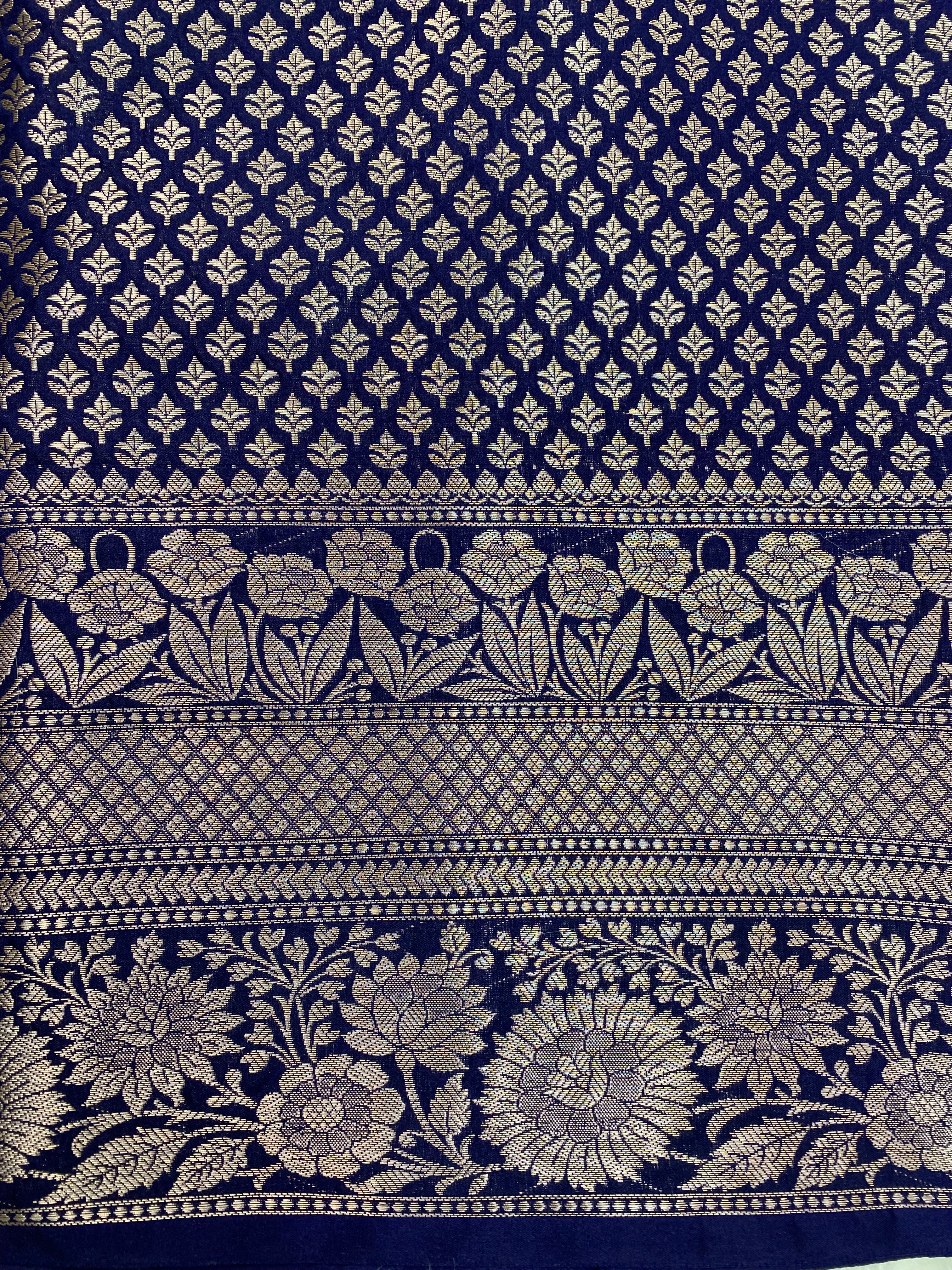 Rani monga Silk minakari Banarasi Saree