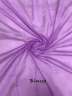 Wine Georgette silk Banarasi saree