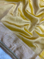 Gold Tissue Silk Banarasi Saree