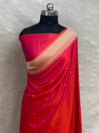 Chery Rani Mashru Silk Banarasi Saree