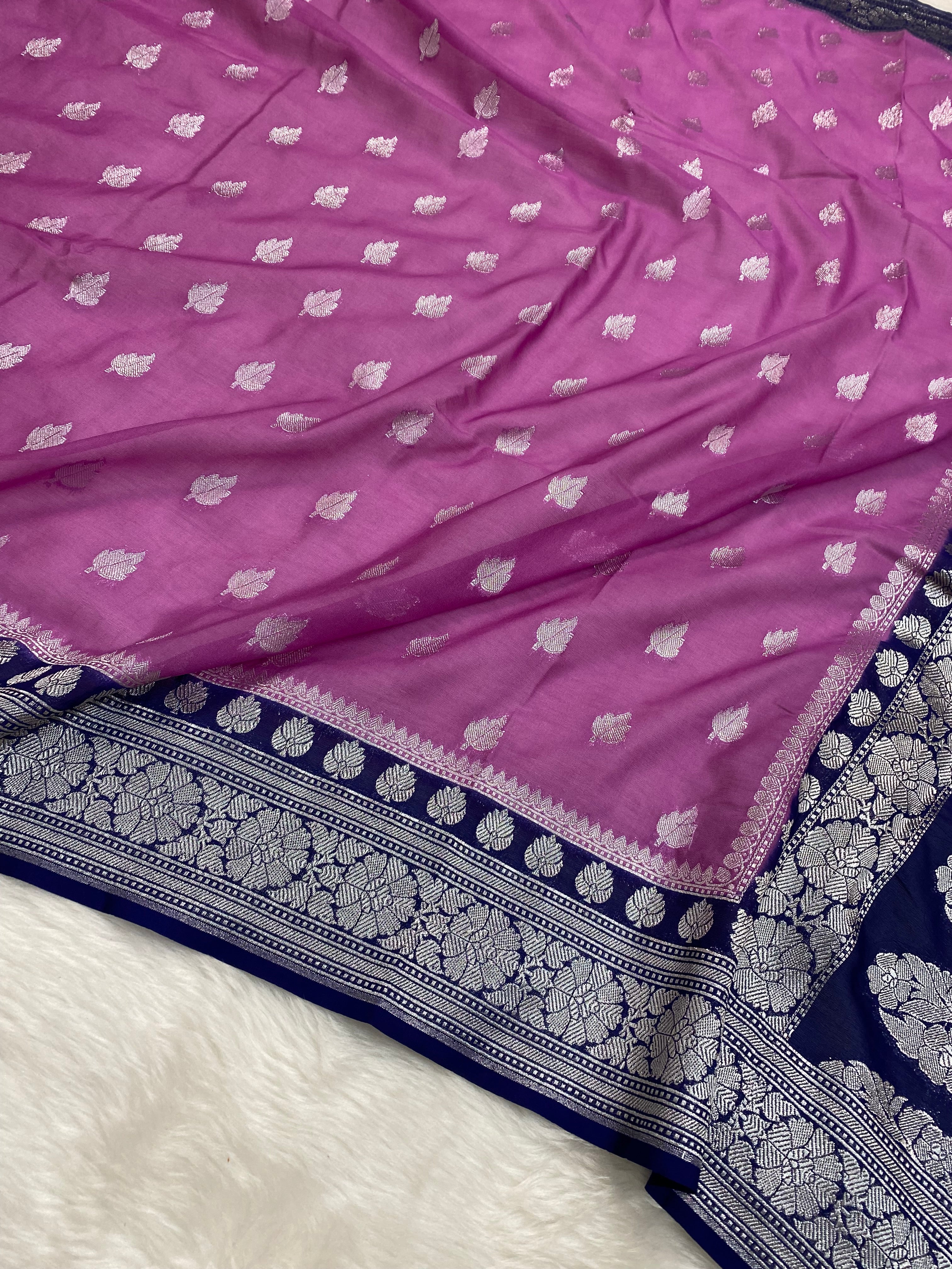 Semi Chiffon Banarasi Saree