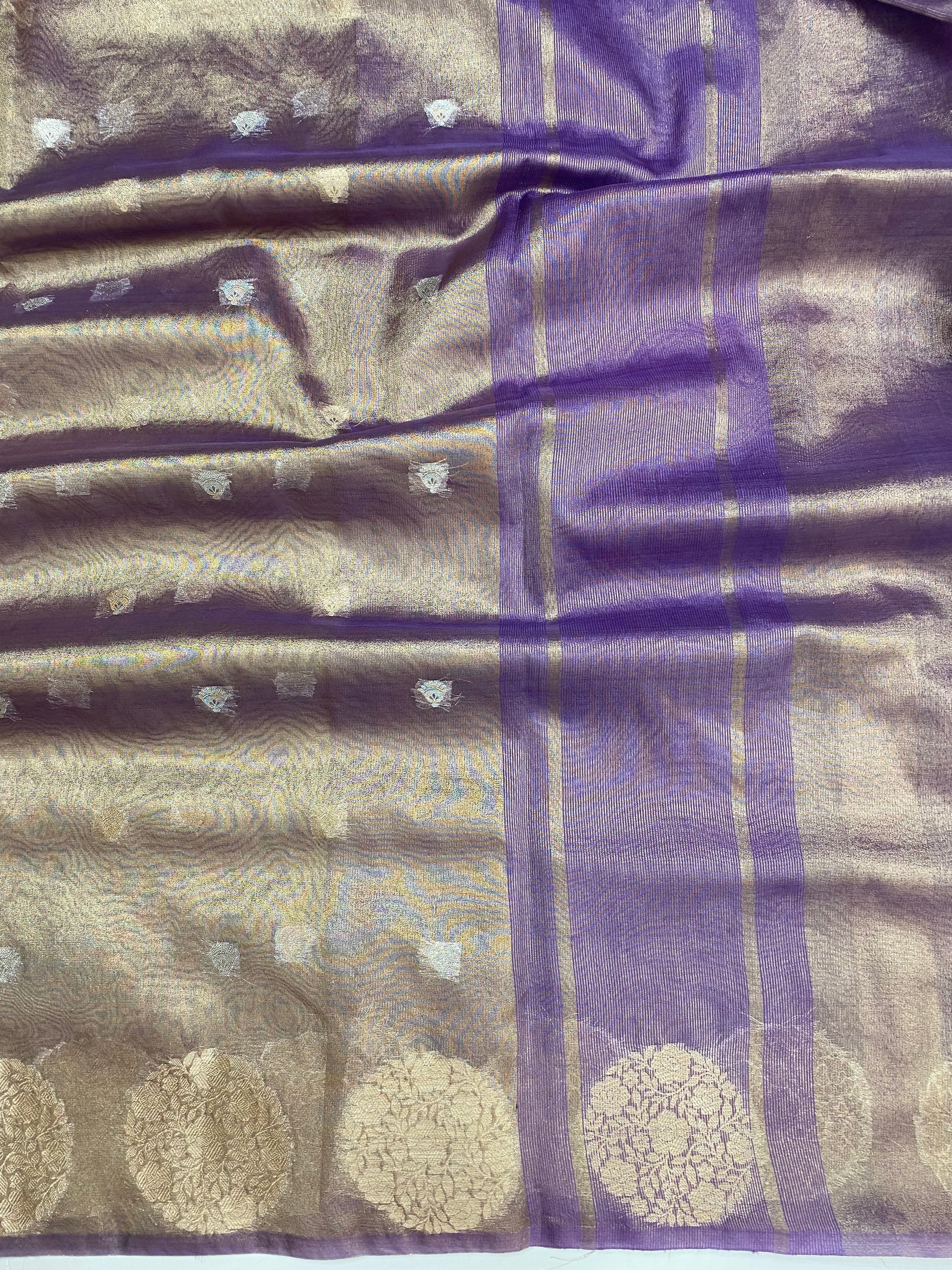 Lovendar Tissue Silk Banarasi Saree