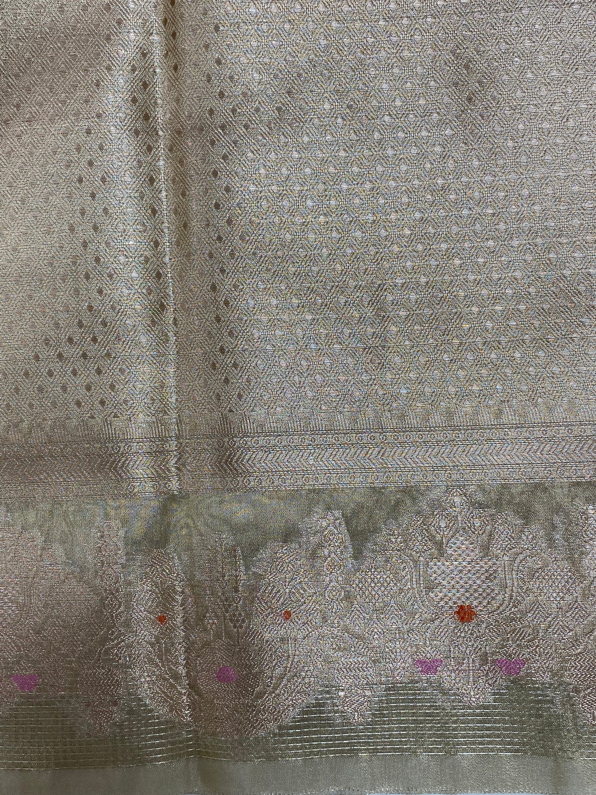 Golden Tissue Meena Banarasi Saree