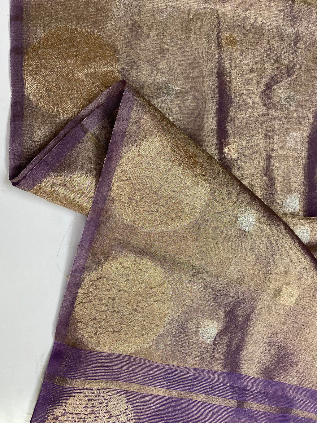 Lovendar Tissue Silk Banarasi Saree