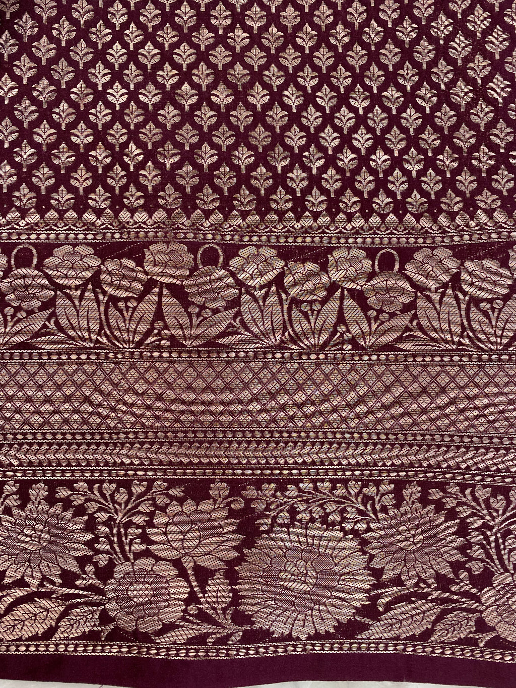 Teal Blue Katan Silk Banarasi Saree