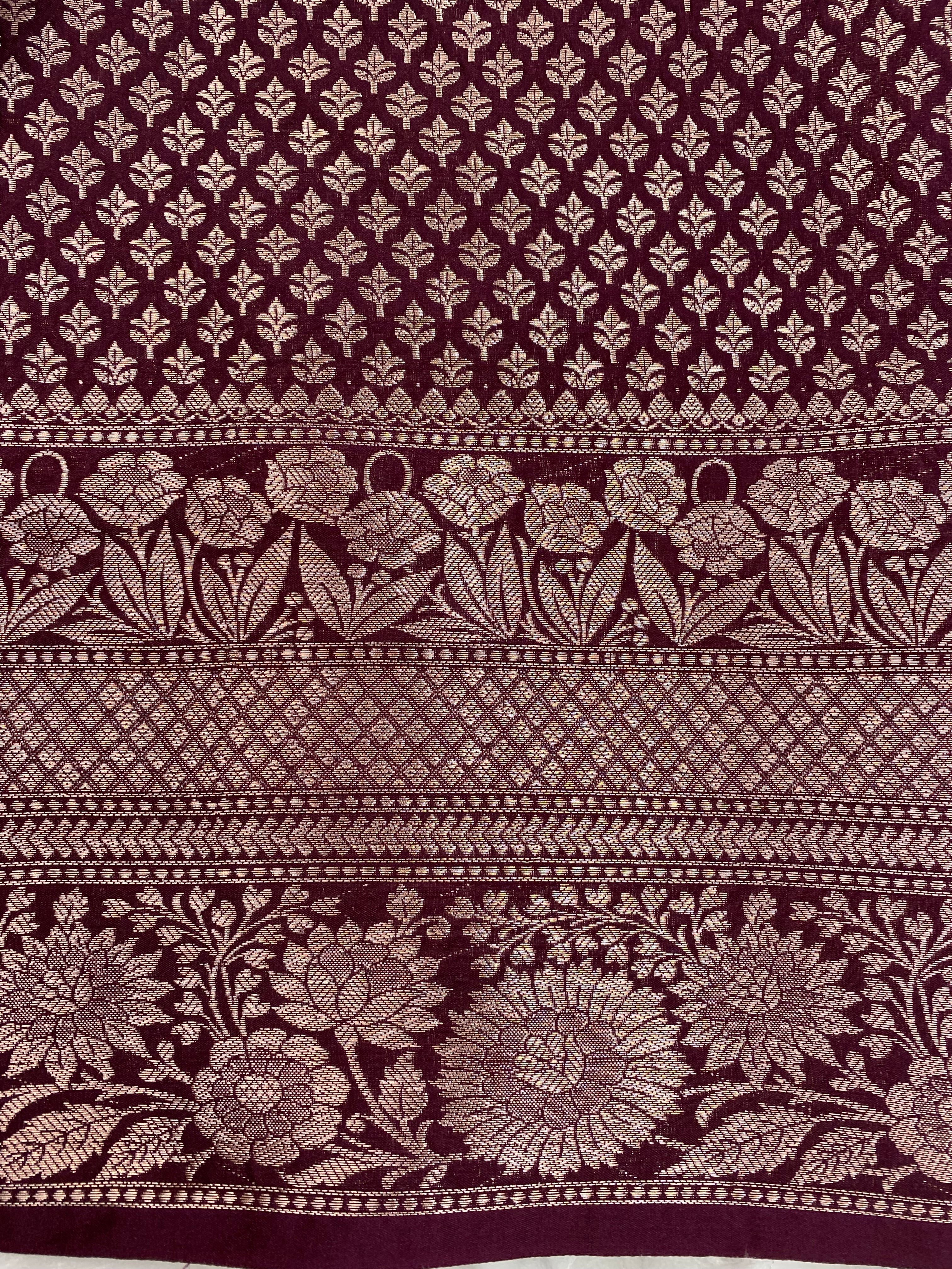 Dhani monga Silk Banarasi Saree