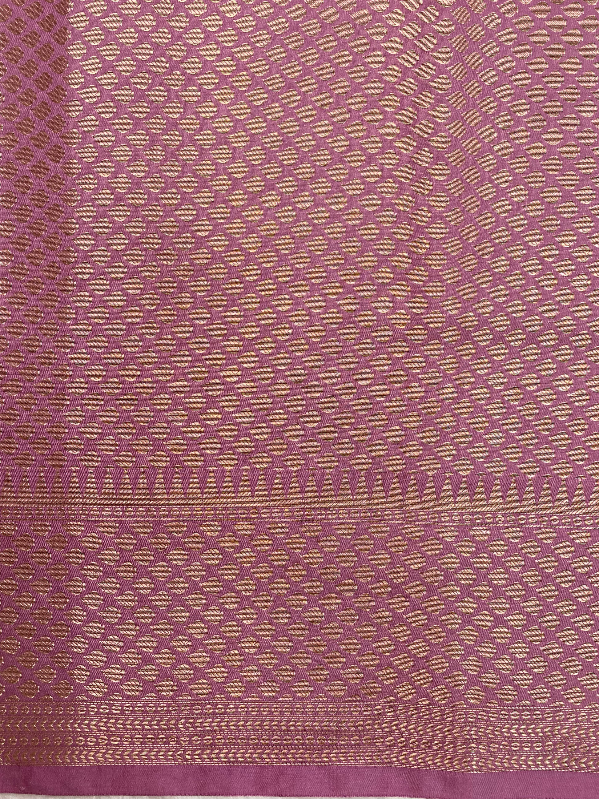 Wine Katan Silk Banarasi Saree