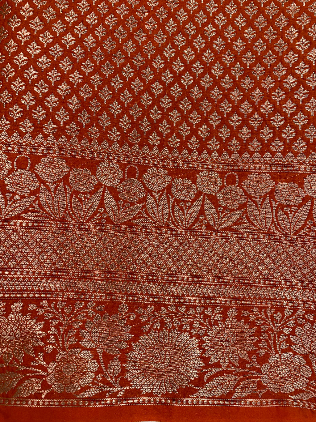 Green Katan Silk Banarasi Saree