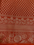 Magenta monga silk minakari Banarasi Saree