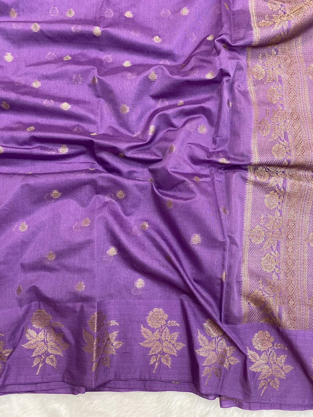 Lovendor Semi Georgette Banarasi Saree