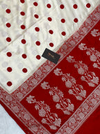 Durga puja special mashru silk banarasi saree