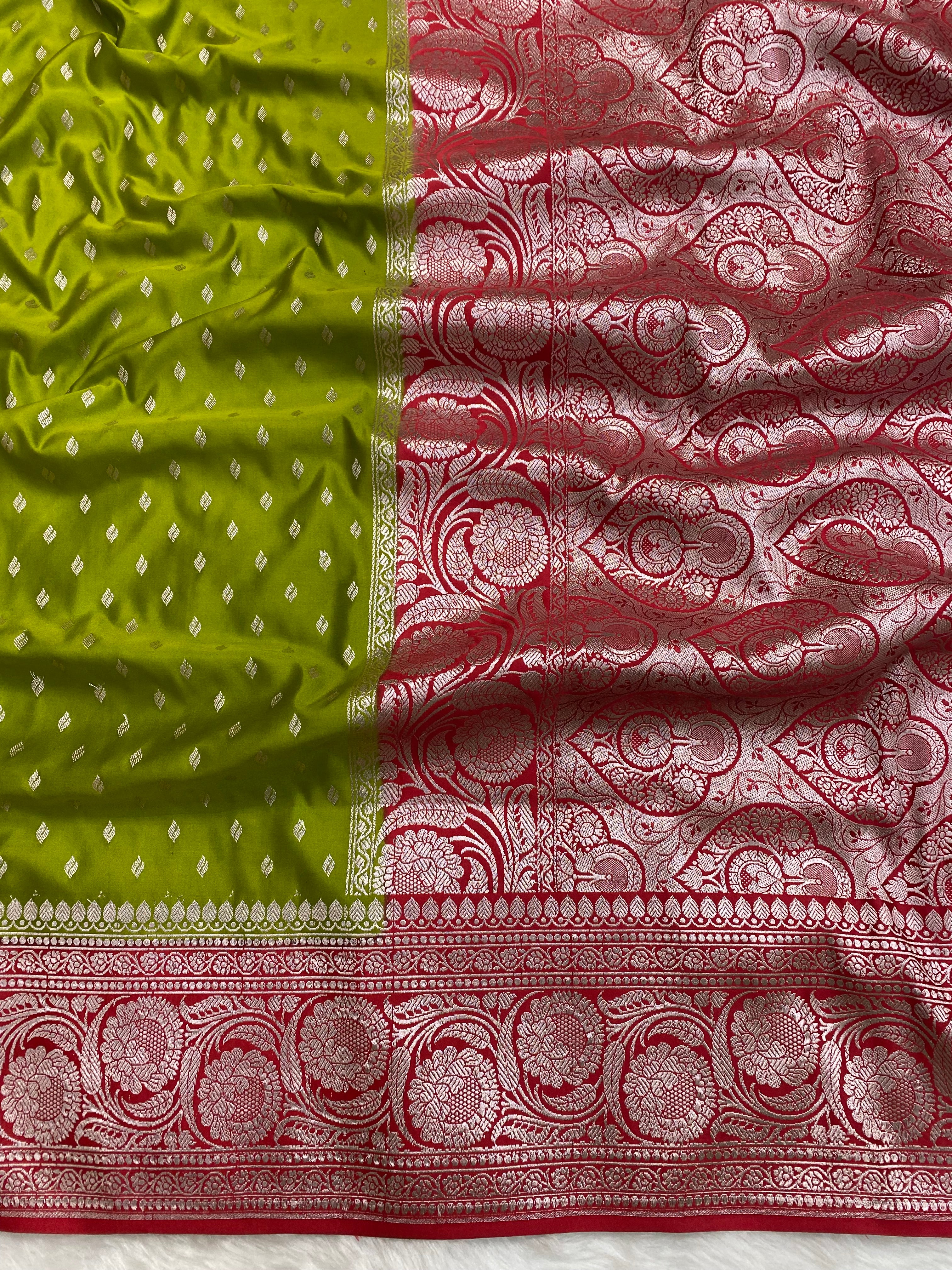 Mashru Silk Banarasi Saree