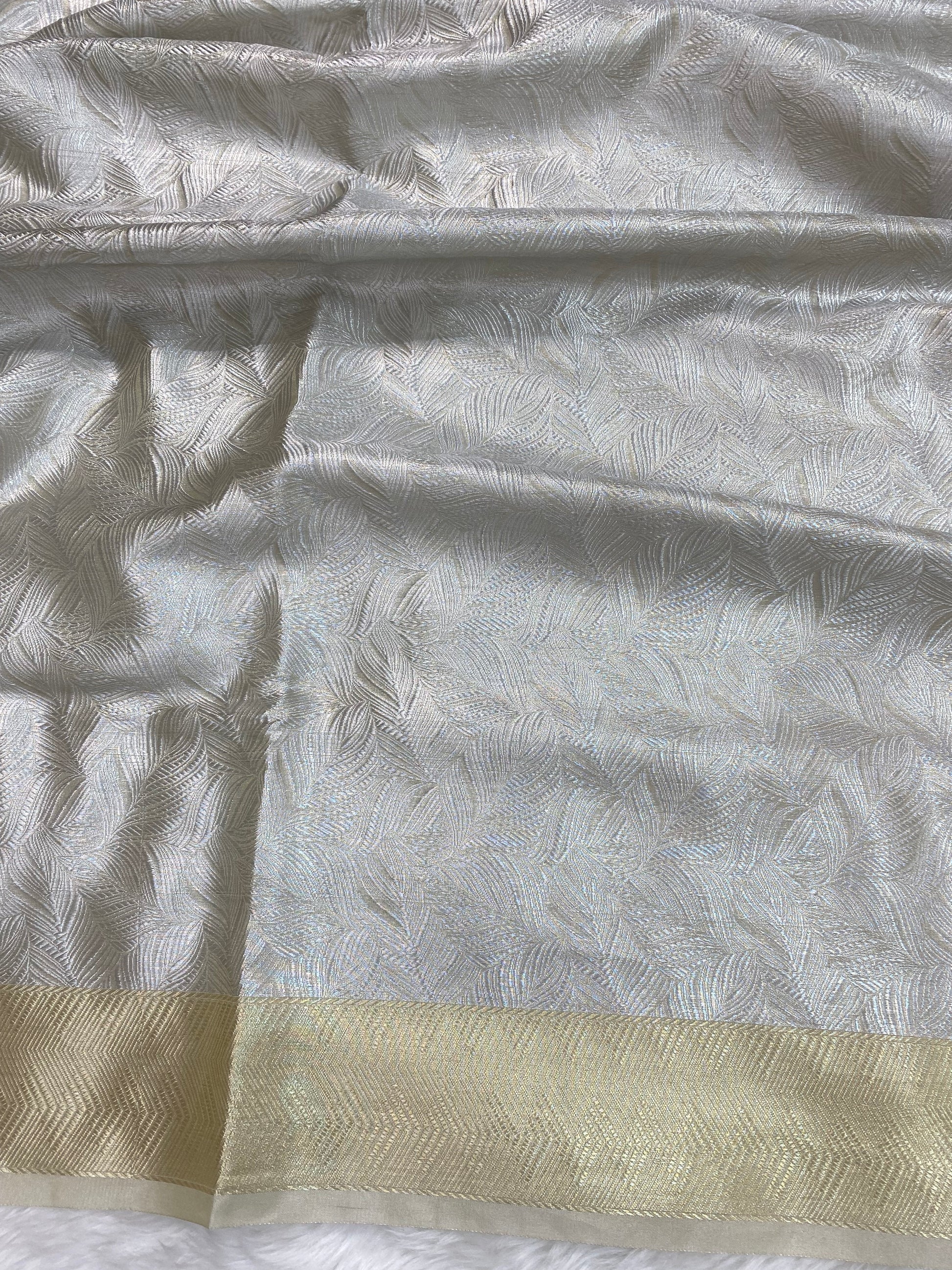 Natural Tussue Silk Banarasi Saree