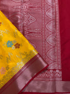 Haldi Special monga Silk Banarasi Saree