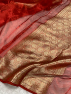 100% pure tissue silk Banarasi saree