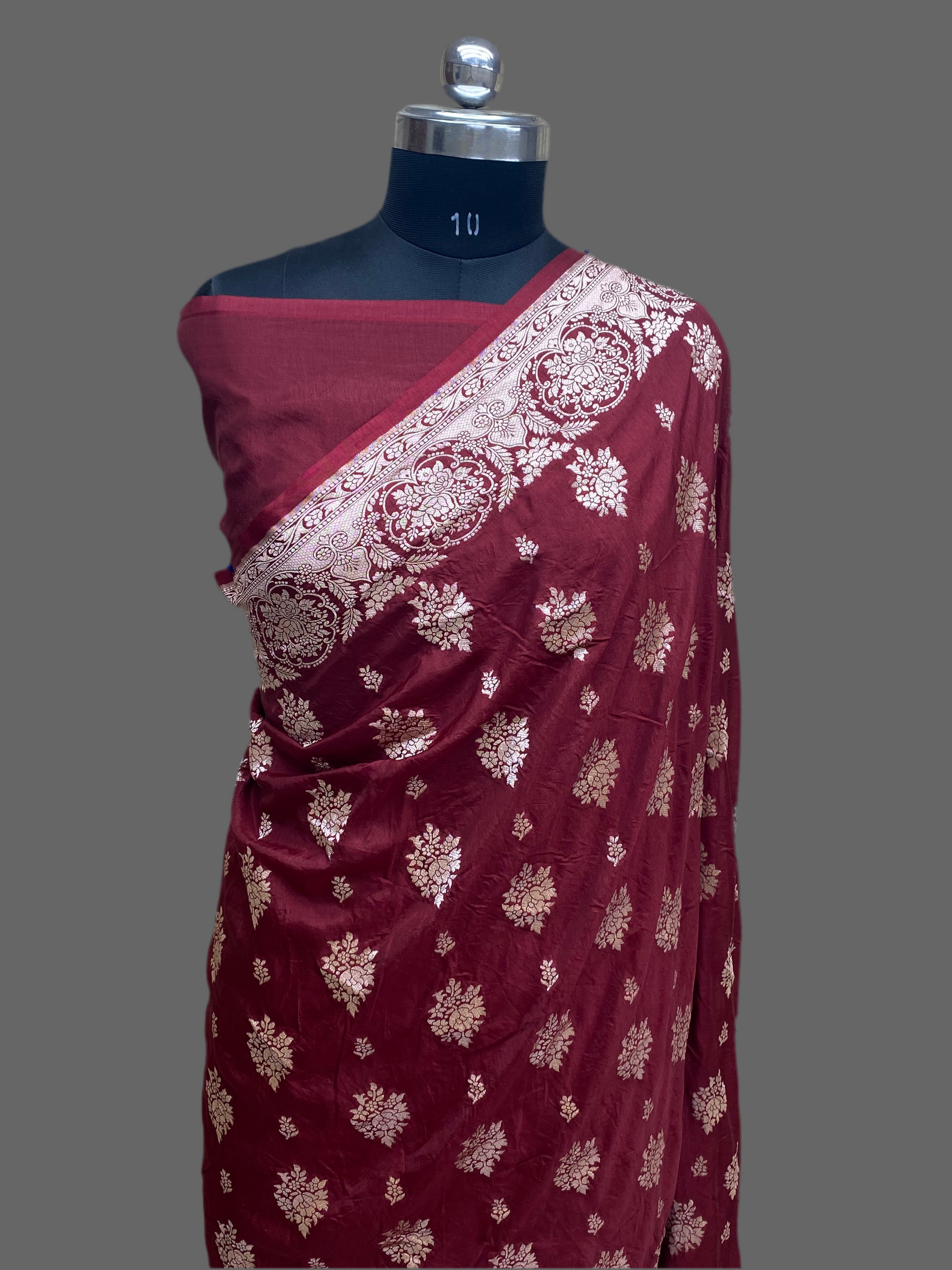 Mashru Silk Banarasi Saree