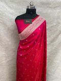 Rani mashru silk banarasi saree